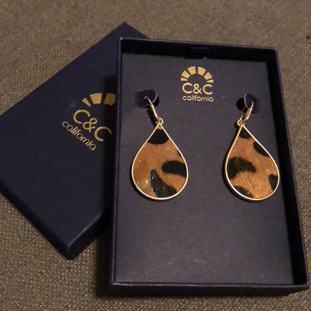 Leopard Fuzzy Earrings